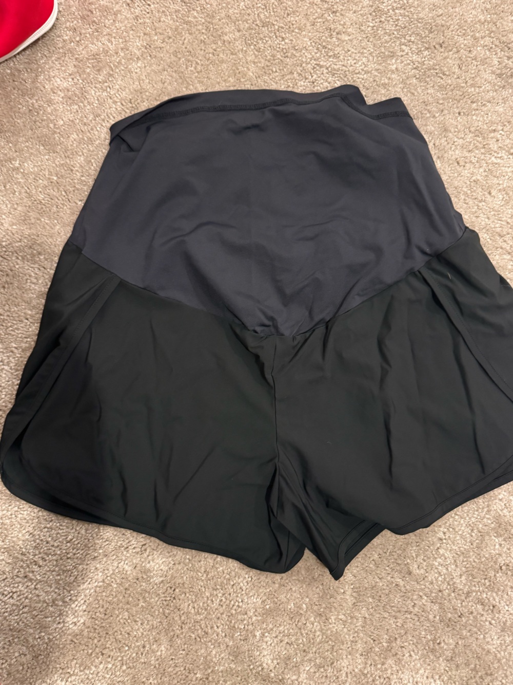 Black Maternity shorts